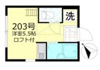 マルケサス立川の間取り画像