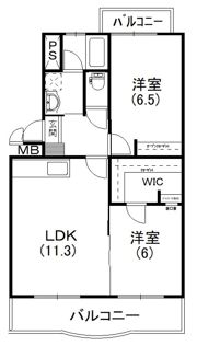 クリスタル フォレストの間取り画像