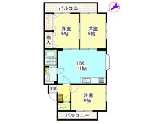 ハイコーポヤスダ5の間取り画像
