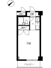 スカイコート生麦の間取り画像