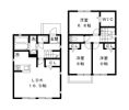 八ヶ崎戸建貸家 A棟の間取り画像