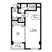 エクセレント平岸の間取り画像