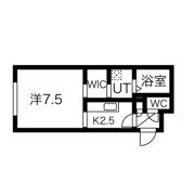 Pche桑園 Bの間取り画像