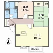 パーク荒井Bの間取り画像