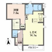 シャーメゾン津志田の間取り画像