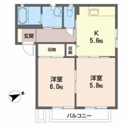 サニーガーデンKの間取り画像