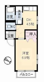 コンフォートS III棟の間取り画像