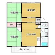 ハイツカルムの間取り画像