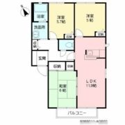 ウィステリア中曽根の間取り画像