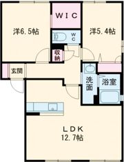 グリーンバレー A棟の間取り画像