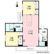 サンクフルールの間取り画像
