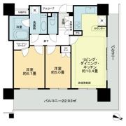 ライオンズマンションコスタ・タワー浦和の間取り画像