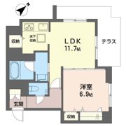 プルームレジデンス溝の口の間取り画像