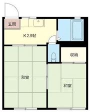 ハイツ高山の間取り画像