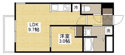 月光矢賀ソレイユサイド参番館の間取り画像