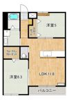 美保里Ⅱ番館の間取り画像