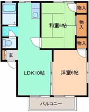 ファインコートBの間取り画像