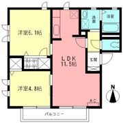 ブリリアEの間取り画像
