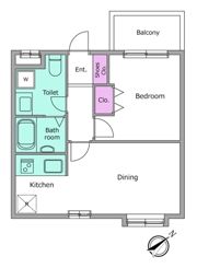 レジディア世田谷若林の間取り画像