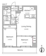 ドゥーエ南千住の間取り画像