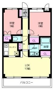 セントラル喜和の間取り画像