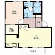 ラフィネ倉澤 Aの間取り画像