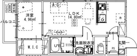 KEIAI RESIDENCE せんげん台Ⅲの間取り画像