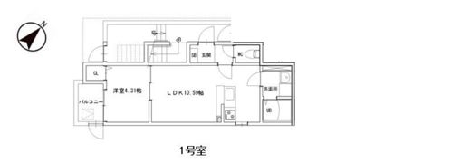 ルピナス横手南町Ⅱの間取り画像
