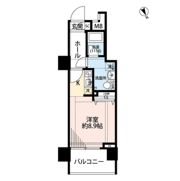 プレール・ドゥーク東新宿Ⅲの間取り画像