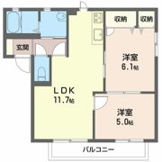 サニーフラットの間取り画像
