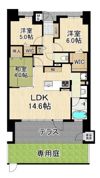 エイルマンション伊都の杜の間取り画像