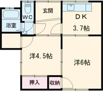 高橋貸家の間取り画像