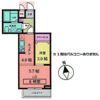 メリディアン多賀城南宮 壱番館の間取り画像