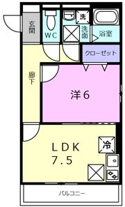 セジュールA&Mの間取り画像