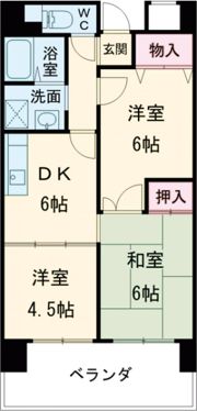 グランドヴィラ香里の間取り画像