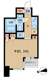 KDXレジデンス東新宿の間取り画像