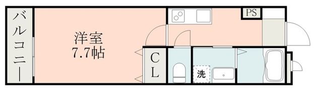 仮)LA－CHIC宇宿の間取り画像