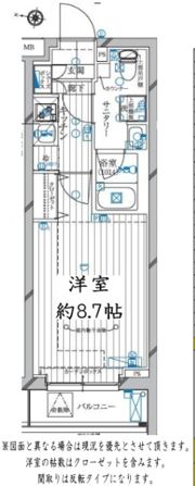 レガリス蒲田の間取り画像
