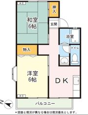 セジュール深大の間取り画像