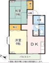 セジュール深大の間取り画像
