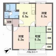 東代ハイツ B棟の間取り画像