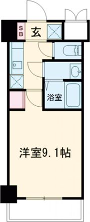 S-RESIDENCE堺blazeの間取り画像