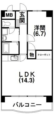 クレールトヨダの間取り画像