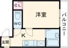 ハイツムーミンの間取り画像