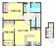 ヒルズソレイユの間取り画像