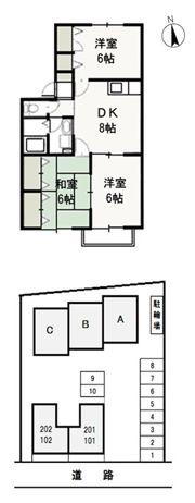 エルハイムⅢの間取り画像