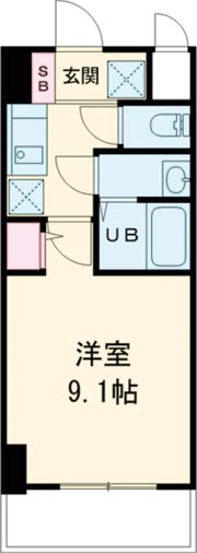 S-RESIDENCE堺blazeの間取り画像