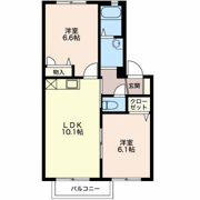 メゾン花水木 Bの間取り画像