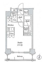 クリオコンフォート府中の間取り画像