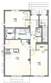 Vranz博多南の間取り画像
